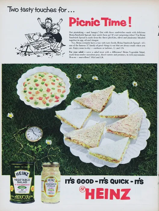 Framed Print : Heinz Sandwich Spread
