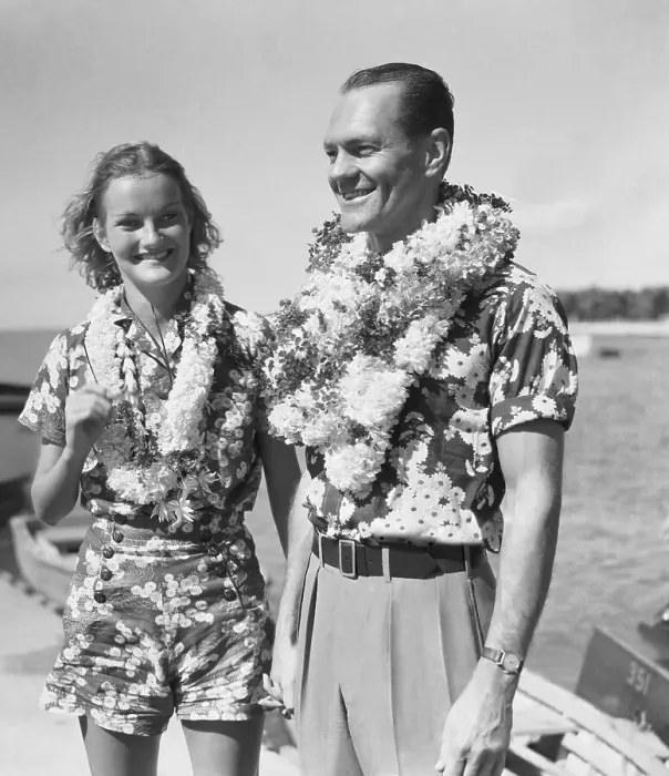Framed Print : Heiress Doris Duke and Husband James Cromwell Framed Print : Heiress Doris Duke and Husband James Cromwell
