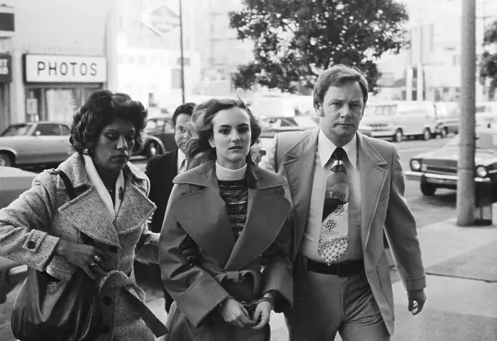 Framed Print : Heiress Patricia Hearst Arrives at Federal Building