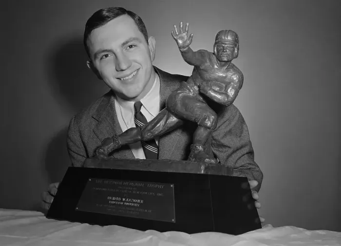 Framed Print : Heisman Trophy Winner Dick Kazmaier Framed Print : Heisman Trophy Winner Dick Kazmaier