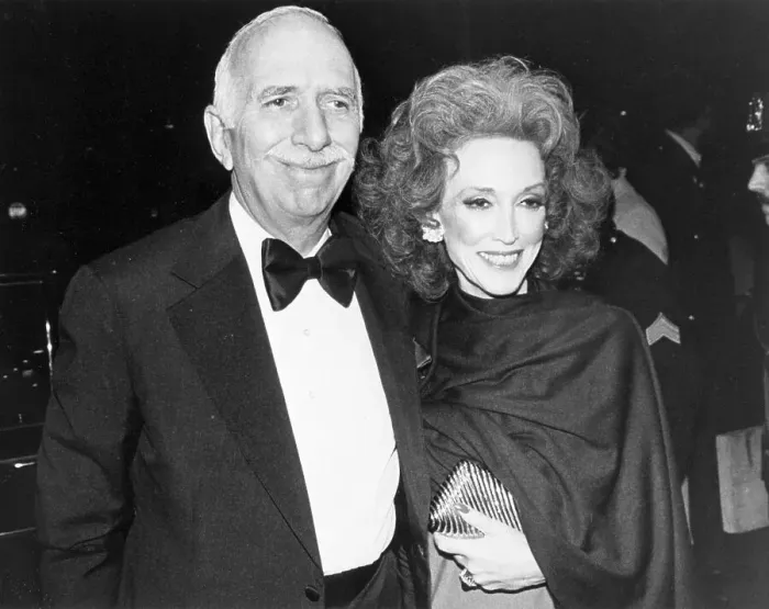 Framed Print : Helen Gurley Brown And Husband At Premiere Framed Print : Helen Gurley Brown And Husband At Premiere