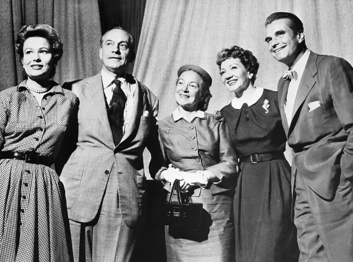 Framed Print : Helen Hayes, Claudette Colbert and Others