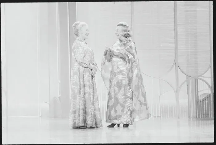 Framed Print : Helen Hayes and Lillian Hellman