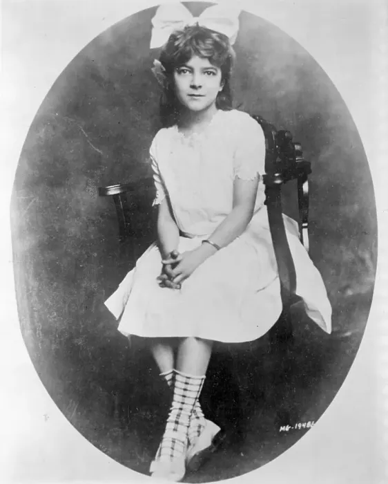 Framed Print : Helen Hayes As A Young Girl Framed Print : Helen Hayes As A Young Girl
