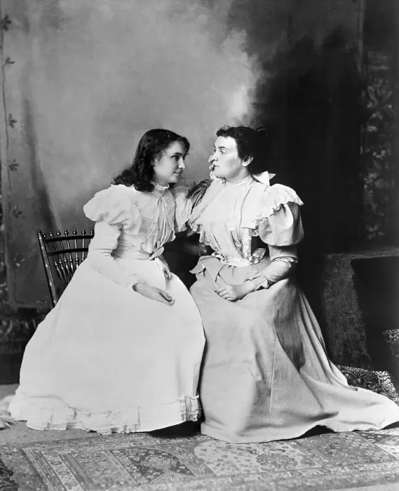 Framed Print : Helen Keller and Anne Sullivan Framed Print : Helen Keller and Anne Sullivan