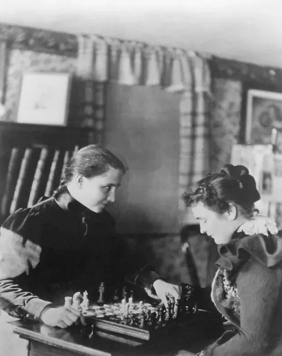 Framed Print : Helen Keller Playing Chess with Anne Sullivan Macy Framed Print : Helen Keller Playing Chess with Anne Sullivan Macy