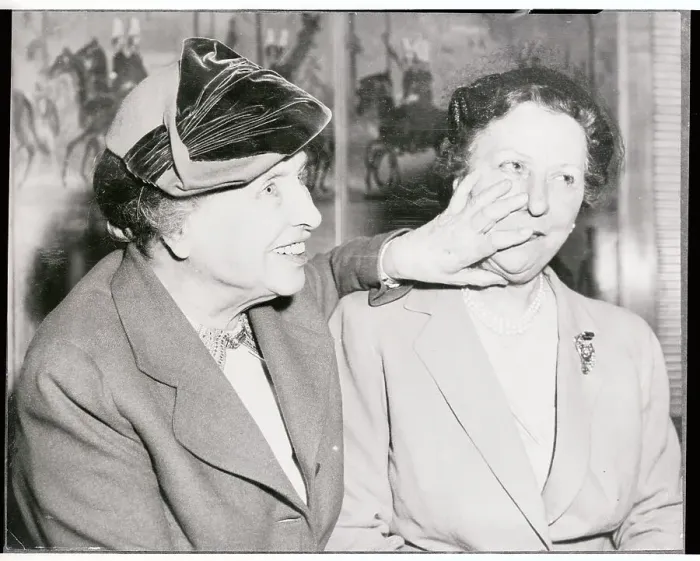 Framed Print : Helen Keller and Polly Thompson Framed Print : Helen Keller and Polly Thompson