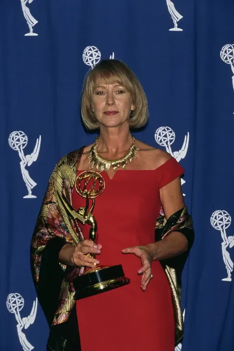 Framed Print : Helen Mirren Wins Emmy Award Framed Print : Helen Mirren Wins Emmy Award