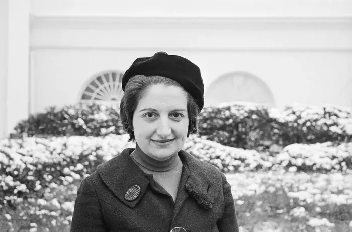Framed Print : Helen Thomas Standing Outside Framed Print : Helen Thomas Standing Outside