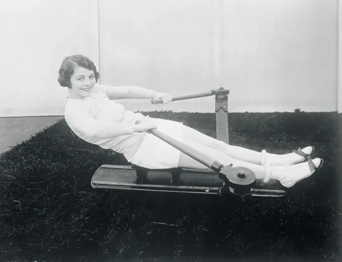 Framed Print : Helene Chadwick Exercising Framed Print : Helene Chadwick Exercising