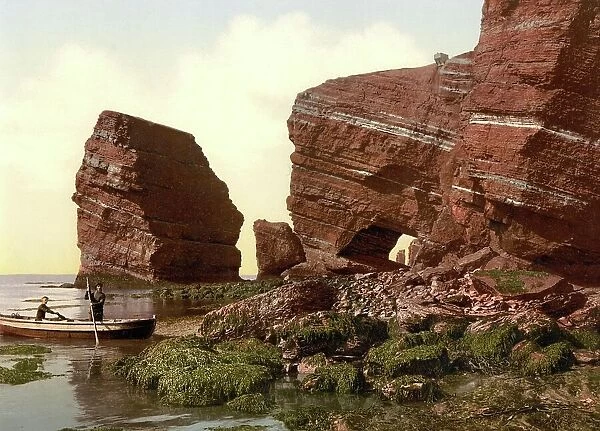 Helgoland, Schleswig-Holstein, Germany, Historic, Photochrome print from the 1890s