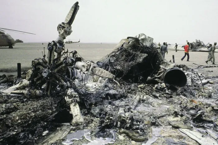 Framed Print : Helicopter Lying in Ruins Framed Print : Helicopter Lying in Ruins