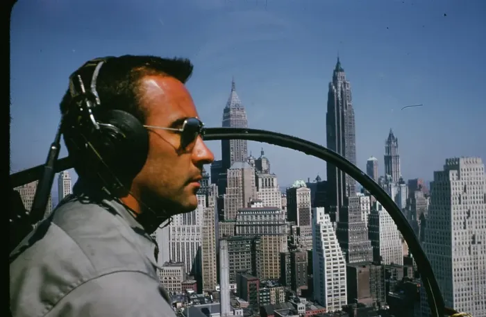 Framed Print : Helicopter ride over New York Framed Print : Helicopter ride over New York