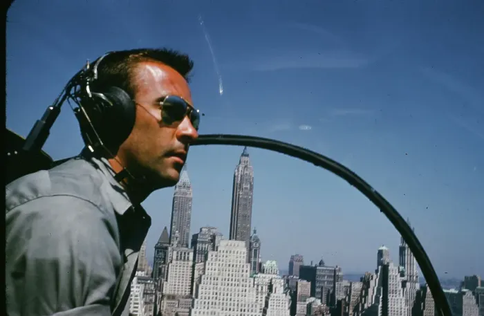 Framed Print : Helicopter ride over New York Framed Print : Helicopter ride over New York