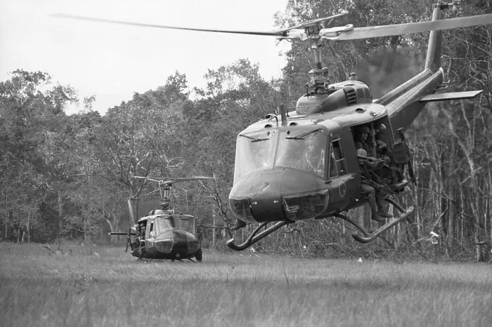 Framed Print : Helicopters Evacuate American Soldiers from Cambodia Framed Print : Helicopters Evacuate American Soldiers from Cambodia