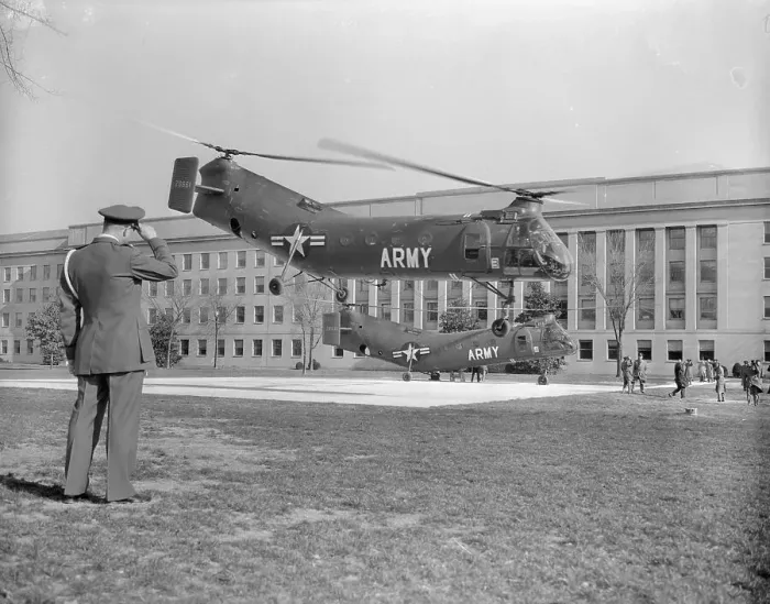 Framed Print : Helicopters Taking Off From The Pentagon Framed Print : Helicopters Taking Off From The Pentagon