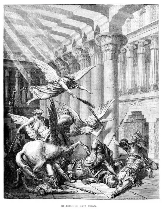 Framed Print : Heliodorus cast down Framed Print : Heliodorus cast down