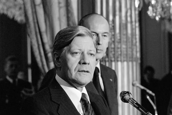 Framed Print : Helmut Schmidt with Valery G. D'Estaing Nearby Framed Print : Helmut Schmidt with Valery G. D'Estaing Nearby