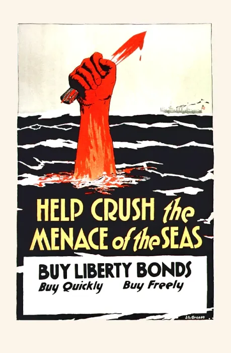 Framed Print : Help Crush the Menace of the Seas Framed Print : Help Crush the Menace of the Seas