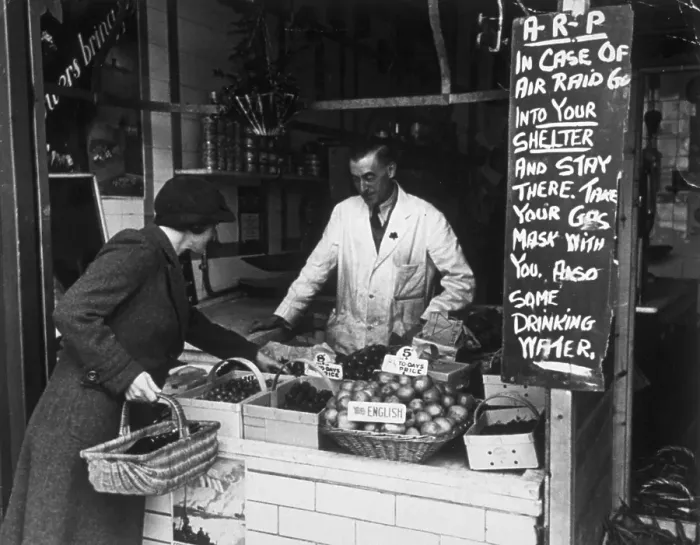 Framed Print : Helpful Greengrocer Framed Print : Helpful Greengrocer