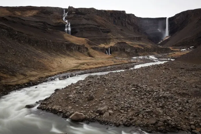 Framed Print : Hengifoss waterfall, Egilsstadir, Iceland, Europe Framed Print : Hengifoss waterfall, Egilsstadir, Iceland, Europe