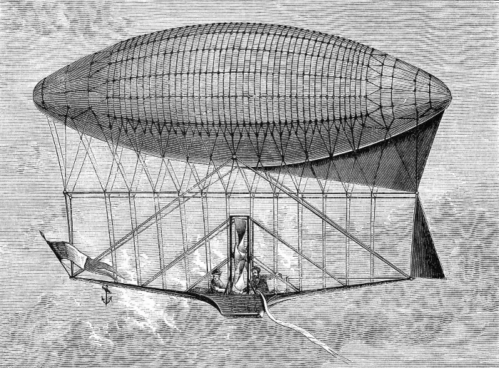 Framed Print : Henri Dupuy de Lome Navigable Balloon, First Design (October 1870) - 19th Century Framed Print : Henri Dupuy de Lome Navigable Balloon, First Design (October 1870) - 19th Century