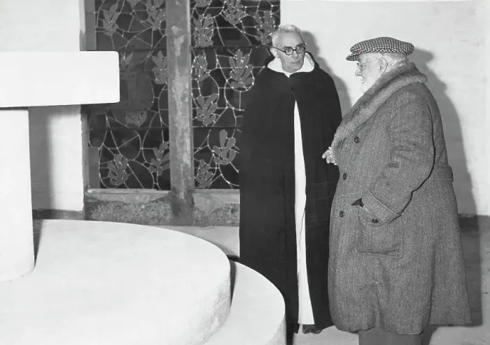 Framed Print : Henri Matisse Chatting with Priest Framed Print : Henri Matisse Chatting with Priest