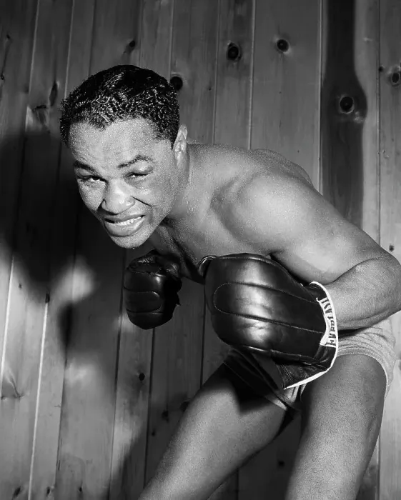 Framed Print : Henry Armstrong in Fighting Pose