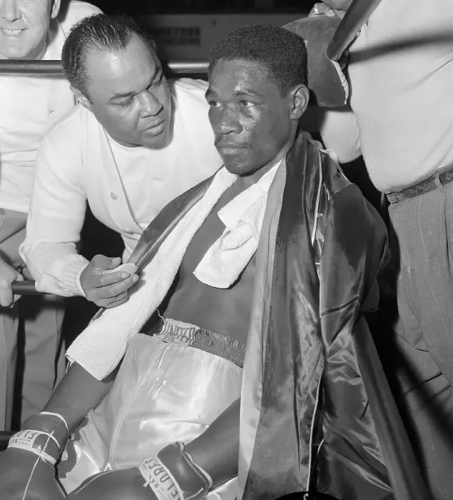 Framed Print : Henry Armstrong Listening to Charlie Que Framed Print : Henry Armstrong Listening to Charlie Que