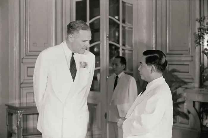 Framed Print : Henry Cabot Lodge Meeting Ngo Dinh Diem Framed Print : Henry Cabot Lodge Meeting Ngo Dinh Diem