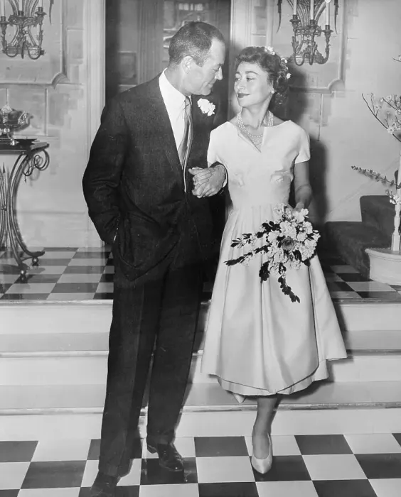 Framed Print : Henry Fonda with Bride Baroness Franchetti Framed Print : Henry Fonda with Bride Baroness Franchetti