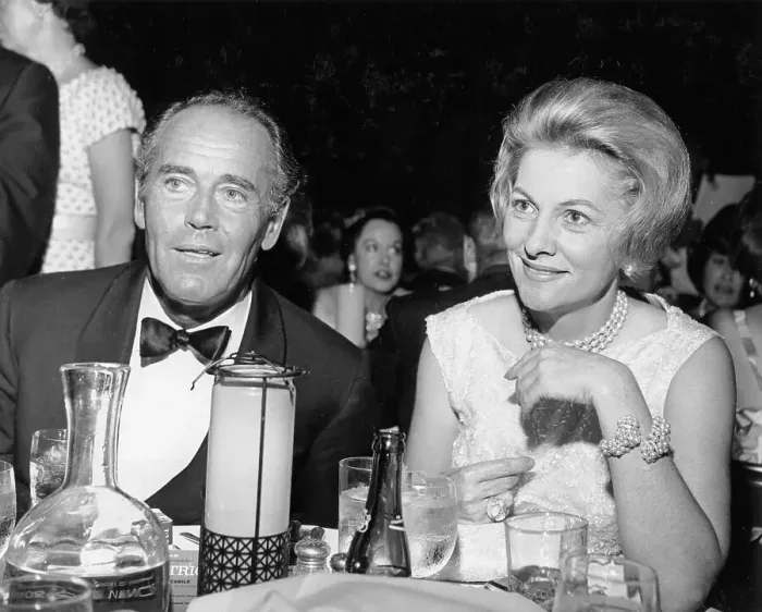 Framed Print : Henry Fonda Chats W / Joan Fontaine Framed Print : Henry Fonda Chats W / Joan Fontaine
