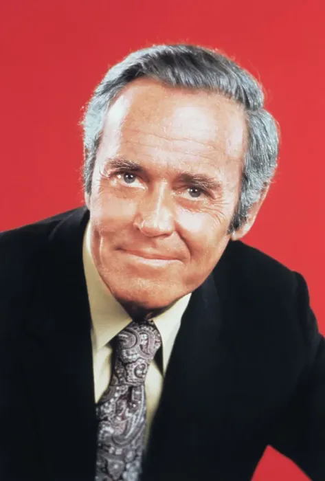Framed Print : Henry Fonda Posing with Red Background Framed Print : Henry Fonda Posing with Red Background