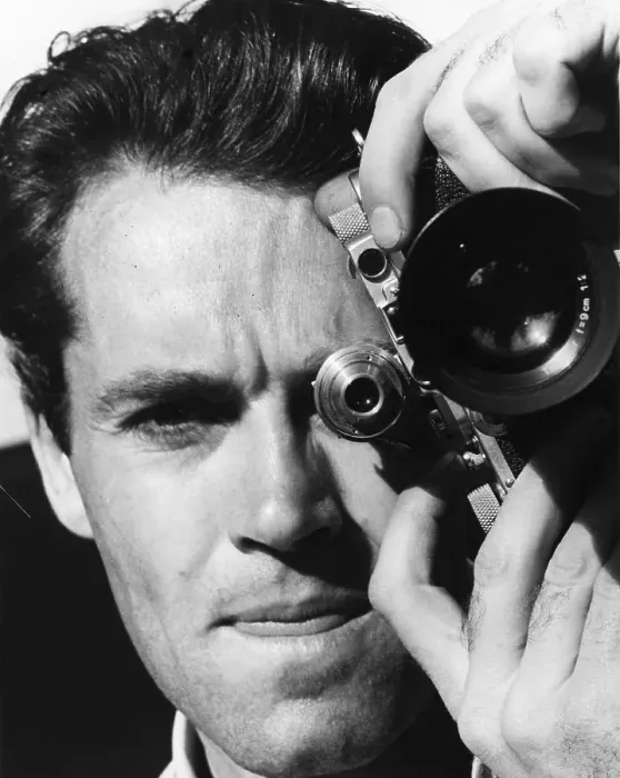 Framed Print : Henry Fonda Taking Photograph Framed Print : Henry Fonda Taking Photograph