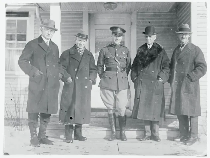 Framed Print : Henry Ford and Harvey Firestone with Acquaintances