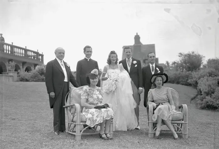 Framed Print : Henry Ford II and Anne McDonnell with Parents Framed Print : Henry Ford II and Anne McDonnell with Parents