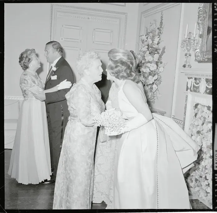 Framed Print : Henry Ford II and Family During Debutante Ball