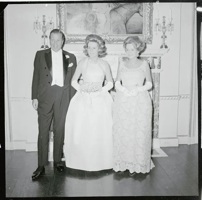 Framed Print : Henry Ford II Posing with Wife and Daughter Framed Print : Henry Ford II Posing with Wife and Daughter