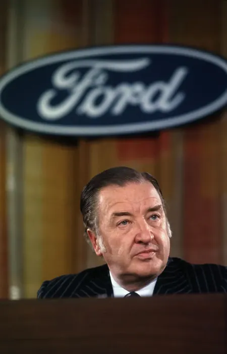 Framed Print : Henry Ford II During Press Conference Framed Print : Henry Ford II During Press Conference