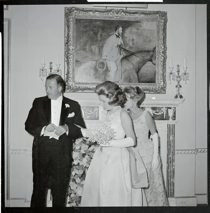 Framed Print : Henry Ford II with Wife and Daughter Framed Print : Henry Ford II with Wife and Daughter