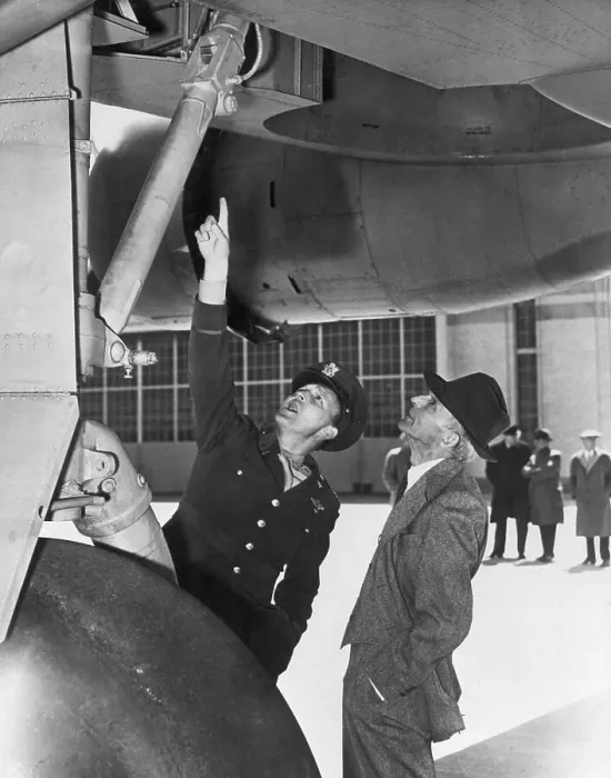 Framed Print : Henry Ford Inspects B-24 Framed Print : Henry Ford Inspects B-24