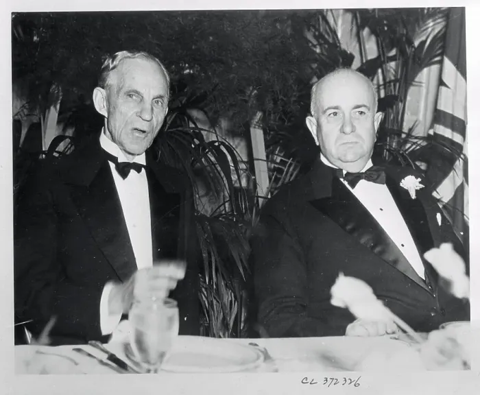 Framed Print : Henry Ford with Thomas Henry Framed Print : Henry Ford with Thomas Henry