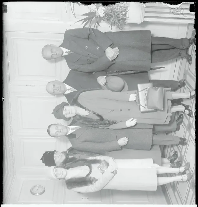 Framed Print : Henry Ford with Wife and Friends on Liner Framed Print : Henry Ford with Wife and Friends on Liner