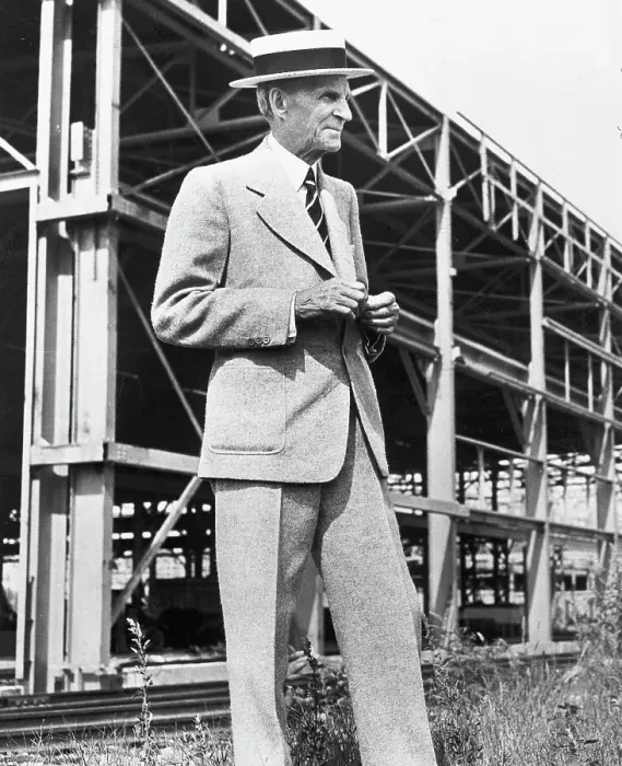 Framed Print : Henry Ford at Willow Run Framed Print : Henry Ford at Willow Run