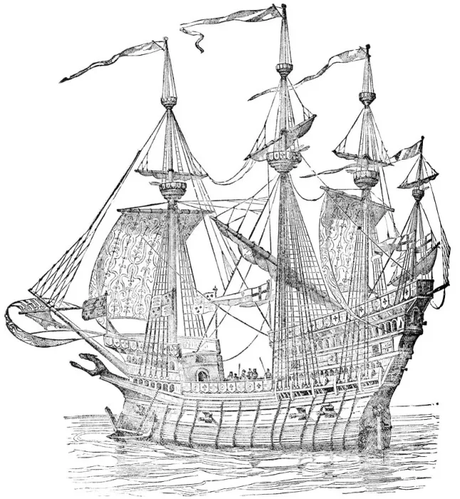 Framed Print : Henry Grace A Dieu (Great Harry), Flagship of Henry VIIIs Naval Fleet - 16th Century Framed Print : Henry Grace A Dieu (Great Harry), Flagship of Henry VIIIs Naval Fleet - 16th Century