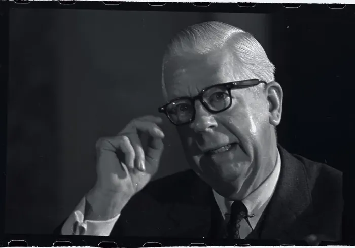 Framed Print : Henry H. Fowler During his Testimony in Senate