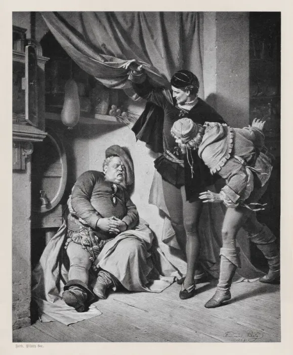 Framed Print : Henry IV, Part 1 by William Shakespeare, published in 1886 Framed Print : Henry IV, Part 1 by William Shakespeare, published in 1886