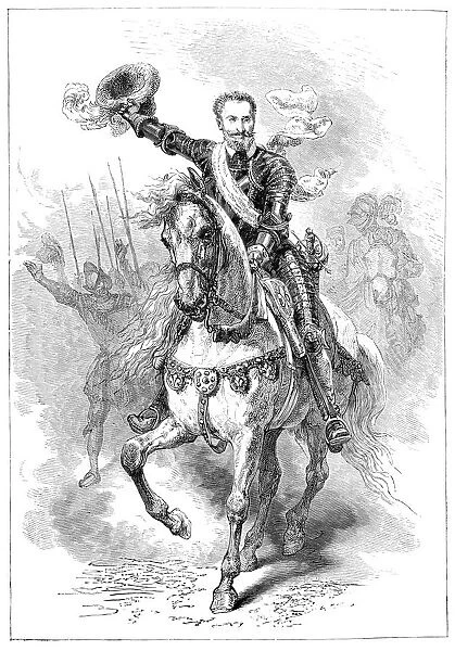 Henry IV King of England portrait illustration 1882