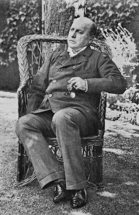 Framed Print : Henry James in Chair Framed Print : Henry James in Chair