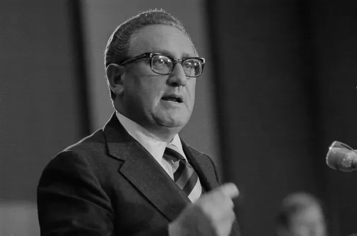 Framed Print : Henry Kissinger Close-up Framed Print : Henry Kissinger Close-up